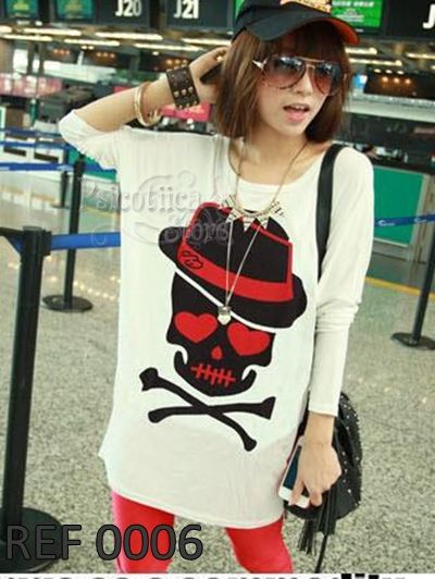 Blusa Skull Style - REF 0006